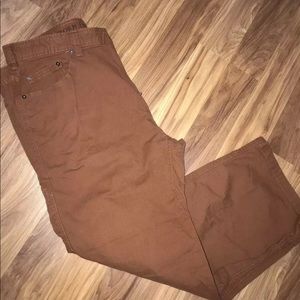 Mens PrAna Tan Brown Carpenter Pants Chinos Sz 42